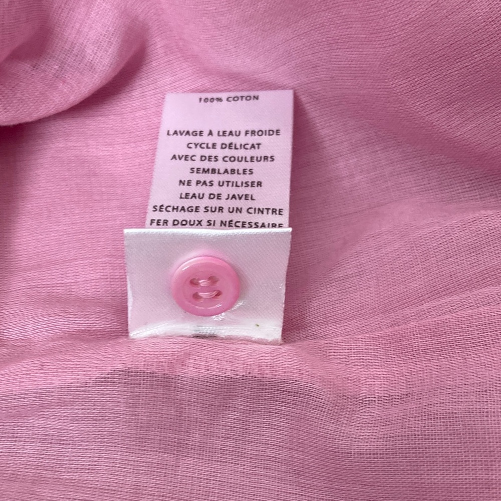 Lilla P Shirred Sleeve Shirt Dress in Pink Color - Belt included - Picture 10 of 10